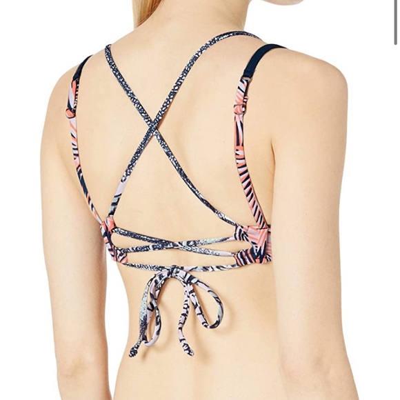 Maaji Seashells Night Bikini Top Sz M - Picture 2 of 9